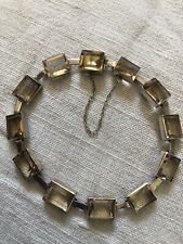 Silver stone bracelet for sale  BATH
