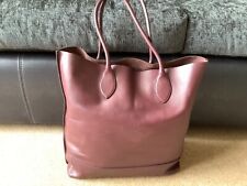 Used, Mulberry Blossom Tote Oxblood Leather Handbag used  for sale  ATTLEBOROUGH