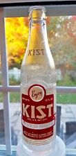 Vintage 1954  10 OZ. KIST Soda Clear Glass Bottle Citrus Products Chicago IL for sale  Shipping to South Africa