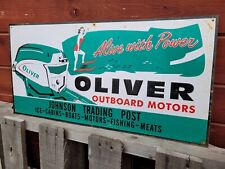 Vintage oliver sign for sale  Shipping to Ireland