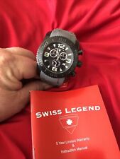 Usado, Relógio masculino Swiss Legend Commander SL 10067-88-01-GRYS  comprar usado  Enviando para Brazil