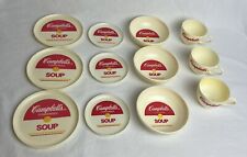 Juego de 12 piezas de colección Campbell's Soup Kids plástico juego cocina platos tazones segunda mano  Embacar hacia Argentina