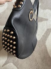 Handtasche nieten schwarz gebraucht kaufen  Biebern, Kümbdchen, Tiefenbach