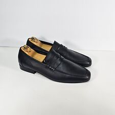 Used, A. Testoni Shoes Mens Size 11 Black Dress Penny Loafers Slip On Casual Italy for sale  Shipping to South Africa