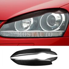 Para VW Jetta MK5 tampa de farol de fibra de carbono acabamento de sobrancelha pálpebra 2005-2010 2 peças, usado comprar usado  Enviando para Brazil