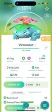Pokémon Go Clon Venusaur  Planta Frenzy y Segundo Movimiento Cargado Comercio Rápido, usado segunda mano  Embacar hacia Argentina