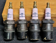 Lot of 4 Vintage Firestone M 80 Polonium Spark Plugs in decorative box NOS  for sale  Shipping to South Africa