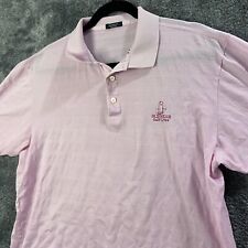 Camisa polo masculina Marbas rosa grande feita na Itália cabeça velha golfe Preppy golfista comprar usado  Enviando para Brazil