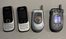 Lot Of 4 Phones - Metallic Silver (Verizon), Metallic Grey (Verizon), Nokia (2) for sale  Shipping to South Africa