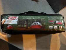 Used, Coleman Flatwoods II 4-Person Dome Camping Tent, 1 Room, Red And Grey for sale  Shipping to South Africa