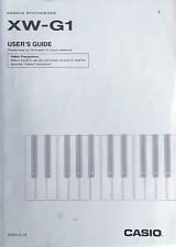 Usado, Casio XW-G1 sintetizador de sulco teclado eletrônico livro manual do proprietário original. comprar usado  Enviando para Brazil