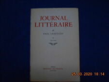 Journal litteraire. vol. d'occasion  Marseille I