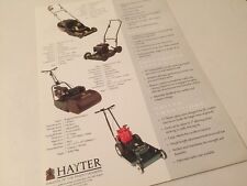 Hayter hobby hayterette for sale  UK