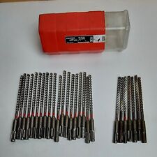 Lof of 19 Hilti Hammer Drill Bits #2025925 TE-CX 1/4 - 6  Plus 7 Used. for sale  Shipping to South Africa