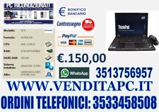 Notebook ricondizionato lenovo usato  Palermo