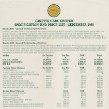 Ginetta g32 g33 for sale  UK