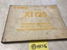 Yamaha xt125 1982 d'occasion  Decize