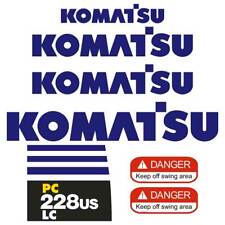 Usado, Adesivo Komatsu PC228US-8 LC novo kit de decalques repro comprar usado  Enviando para Brazil