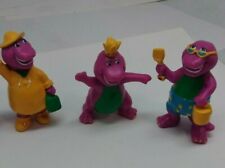 Lote de 3 figuras de PVC de Barney the Dinosaur & Friends Barney Cake Toppers  segunda mano  Embacar hacia Mexico