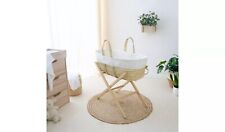 Clair de Lune Essentials Moses Basket With Natural Stand for sale  Shipping to South Africa