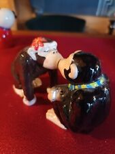 novelty salt and pepper pots hugging for sale  BUNGAY