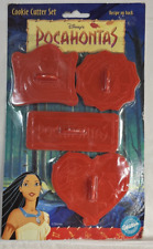 Vintage Walt Disney's Pocahontas Cookie Cutter Set of 4 by Wilton for sale  Shipping to South Africa
