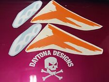 Used, CBR 600F WHITE & ORANGE SEAT UNIT TAIL PIECE DECALS STICKERS GRAPHICS  for sale  Shipping to South Africa