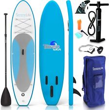 Used, SereneLife Inflatable Stand Up Paddle Board (6 Inches Thick) w/ Premium SUP Acc. for sale  Shipping to South Africa