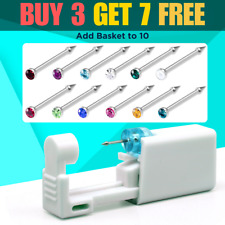 Disposable Nose Piercing Kits Nose Gun Earring Nose Stud Gun Kit Home Piercer for sale  Shipping to South Africa