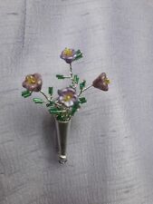 Posy brooch lavender for sale  Shipping to Ireland