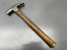 (O) VINTAGE GERMANTOWN TOOL WORKS 32 oz STRAIGHT CLAW HAMMER ORIG HANDLE VGC USA, used for sale  Shipping to South Africa