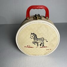 Vintage round suitcase for sale  Nicollet