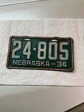1934 nebraska license for sale  West Point