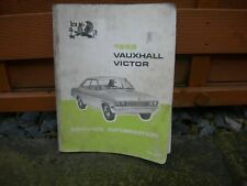 Vauxhall victor service for sale  RIPON