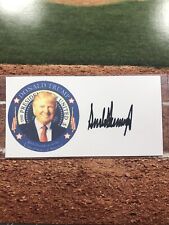 Donald trump autographed for sale  Holiday