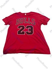 Camisa usada de lona NBA Chicago Bulls #23 Michael Jordan talla grande D4 segunda mano  Embacar hacia Argentina