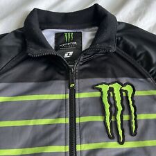 Jaqueta listrada Monster Energy One Industries Supercross preta/cinza/verde tamanho M comprar usado  Enviando para Brazil