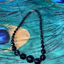 Whitby jet faceted for sale  CONGLETON