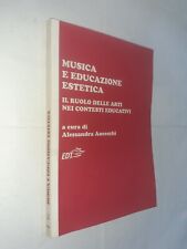 Musica educazione estetica usato  Roma