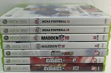 Microsoft Xbox 360- NCAA 2011/2012-Madden 2010&2016-MLB 2K10/2K11/2K12, usado comprar usado  Enviando para Brazil