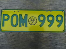 Placa de licença c2000 South Australia personalizada POM-999 verde/amarela comprar usado  Enviando para Brazil