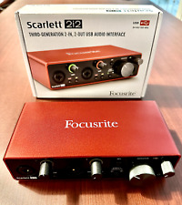 Interfaz de audio USB Focusrite Scarlett 2i2 3a generación 2 canales - MOSC0025 segunda mano  Embacar hacia Argentina