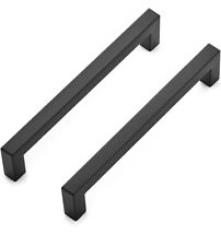 Used, New Black Stainless Steel Kitchen Cabinet Handles Cupboard Drawer Pulls 6 3/4in for sale  Shipping to South Africa