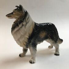 Collie Dog Ceramic Figurine Lassie Glazed Finish Standing for sale  Shipping to South Africa