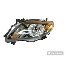 2009 - 2013 TOYOTA COROLLA HEADLIGHT OEM LEFT DRIVER SIDE Black bezel for sale  Shipping to South Africa