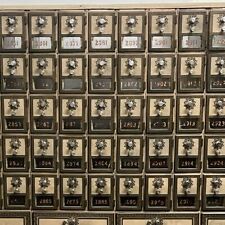 De colección 1970 EE. UU. buzón de correo postal puerta latón marco combo de vidrio (VENTA ÚNICA) segunda mano  Embacar hacia Argentina