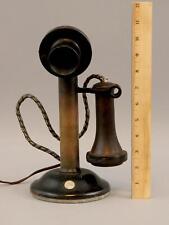 Rare Antique Brass Bakelite Candlestick Telephone 1020AL Northern Electric, NR for sale  Shipping to South Africa