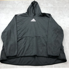 Moletom Adidas preto manga longa logotipo gráfico com capuz ativo tamanho adulto 4XL, usado comprar usado  Enviando para Brazil