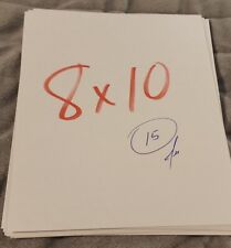 (15) Folhas de scrapbooking para artesanato de papelão branco 8"x10" , usado comprar usado  Enviando para Brazil