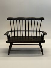 RARE Vintage Windsor Chair Miniature DOLLHOUSE BENCH , used for sale  Shipping to South Africa